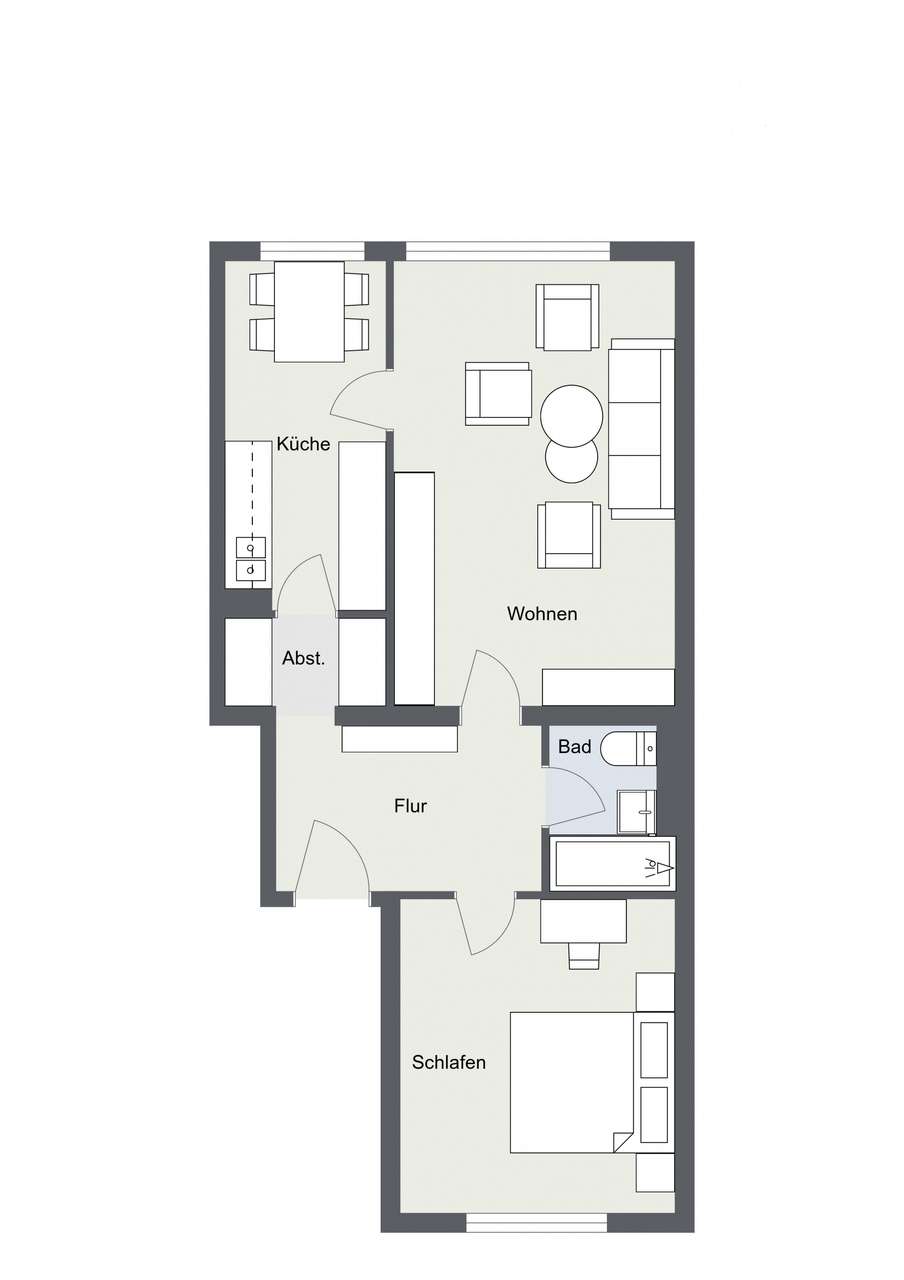 Schöne 2-Zimmer-Wohnung München-Laim