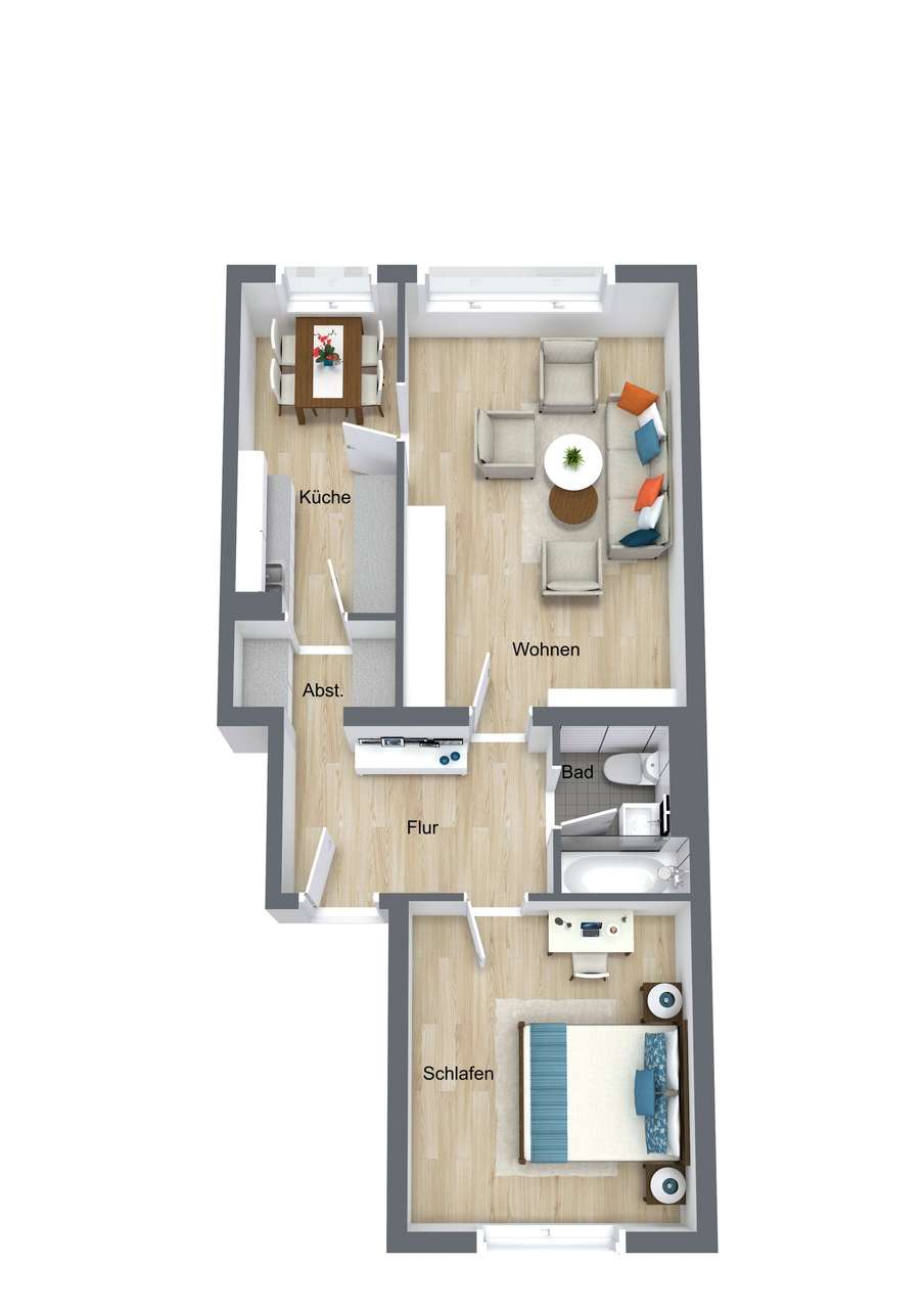 Schöne 2-Zimmer-Wohnung München-Laim