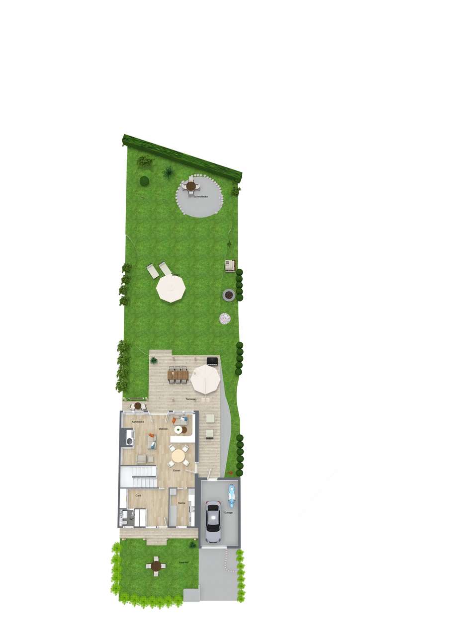 Aussergewöhnliches Holz-Architektenhaus Neubiberg