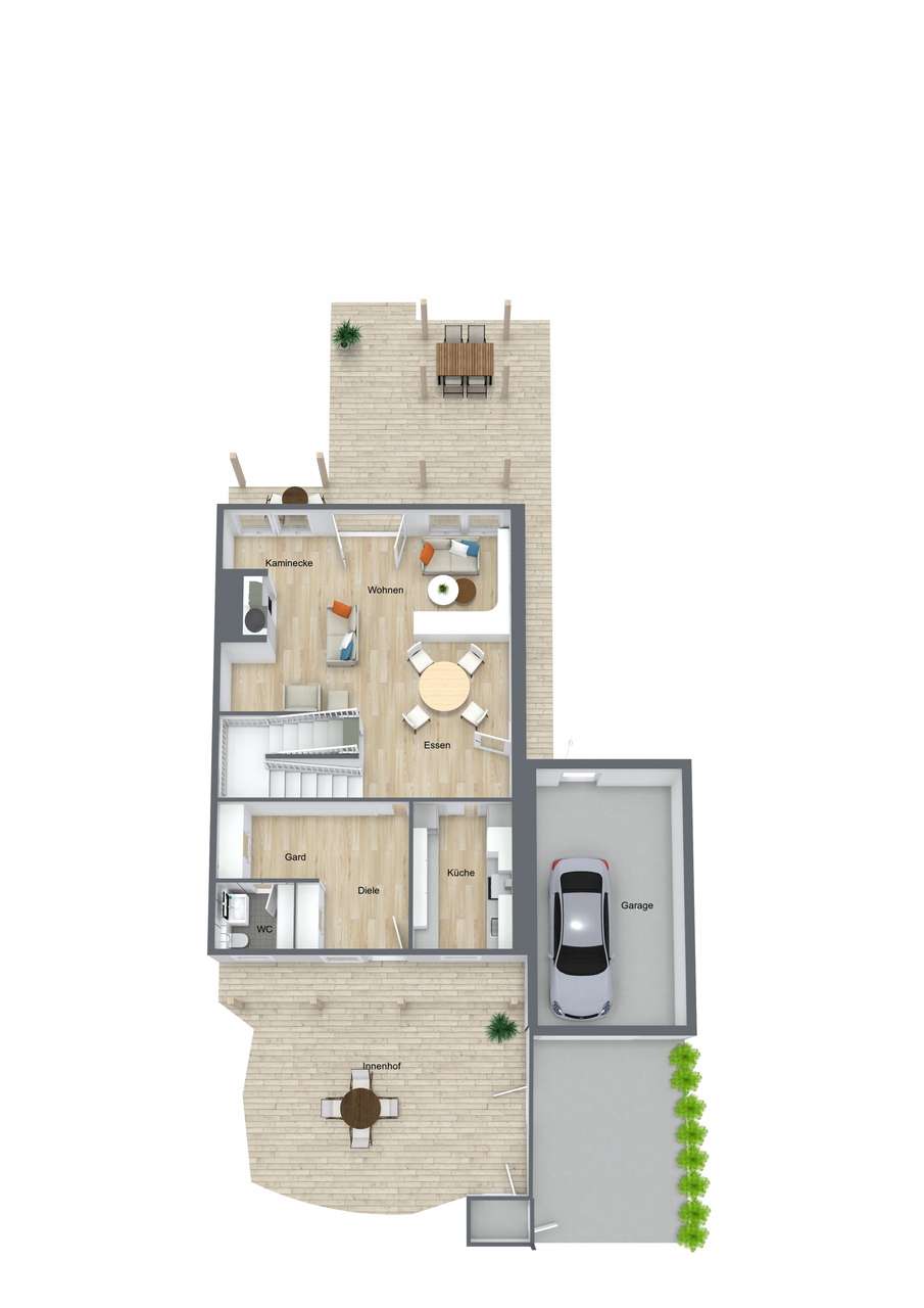 Aussergewöhnliches Holz-Architektenhaus Neubiberg