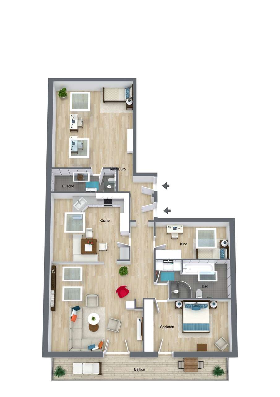 Grundriss 3D Grundriss 3D