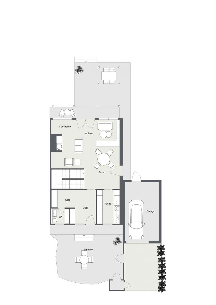 Grundriss Erdgeschoß Grundriss Erdgeschoß